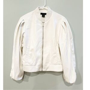 House of Harlow 1960 Cream Bomber Jacket